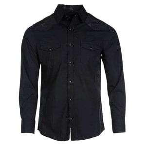 Rock Roll N Soul Black Star - Long Sleeve Shirt