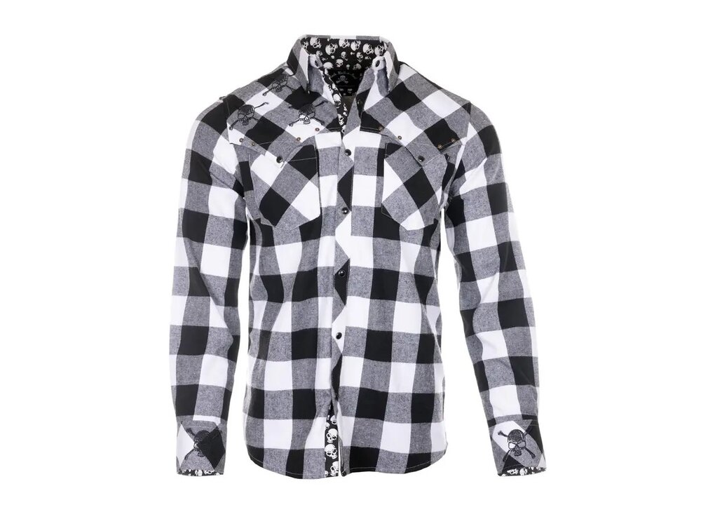 Rock Roll N Soul Burton- Plaid Long Sleeve