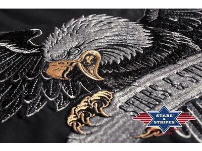 Stars & Stripes Black Eagle Snap Shirt
