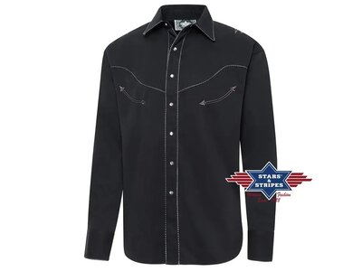 Stars & Stripes Black Eagle Snap Shirt