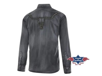 Stars & Stripes Enzo - Longhorn Embroidered Shirt