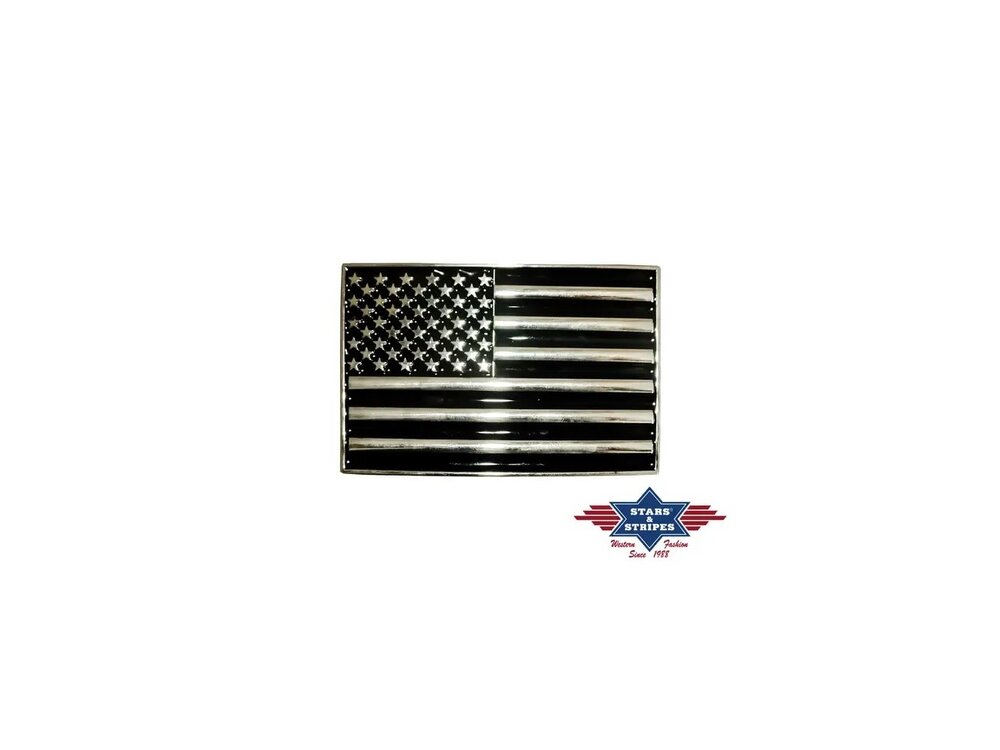 Stars & Stripes American Flag Belt Buckle