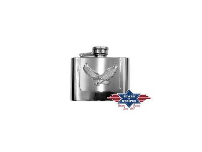 Stars & Stripes Eagle Flask Belt Buckle