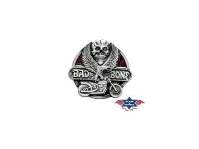 Stars & Stripes Bad to Bone Belt Buckle