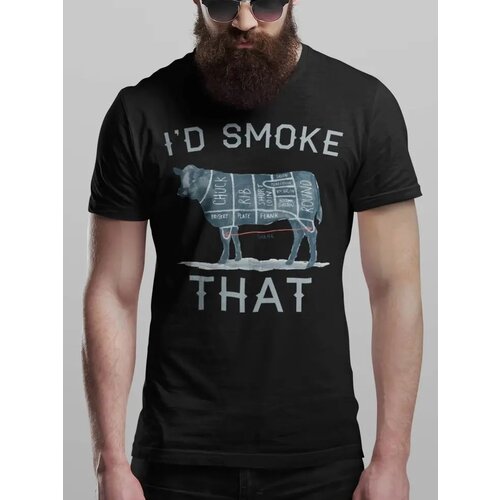 Hunt Hook Eat I'd Smoke That Tee