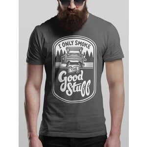 Hunt Hook Eat Smoke the Good Stuff Tee