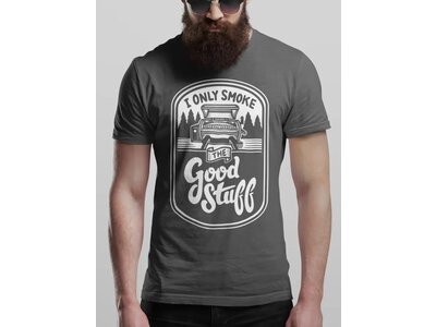 Hunt Hook Eat Smoke the Good Stuff Tee