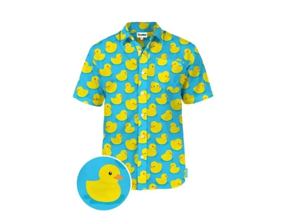 Tipsy Elves Rubber Ducky Hawaiian Shirt