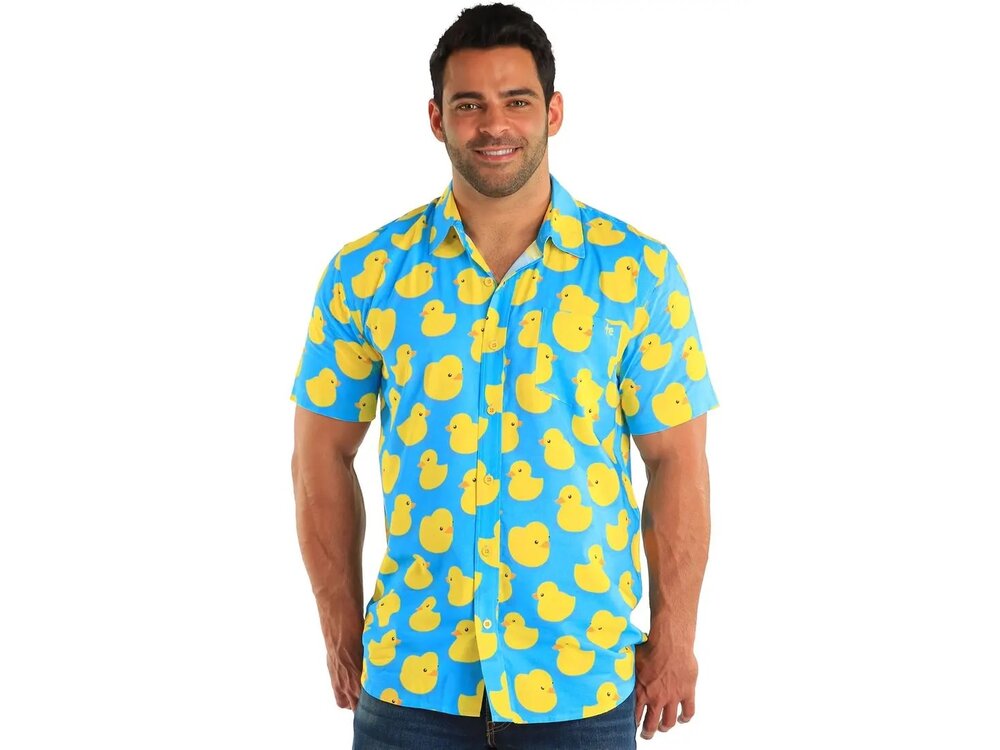Tipsy Elves Rubber Ducky Hawaiian Shirt