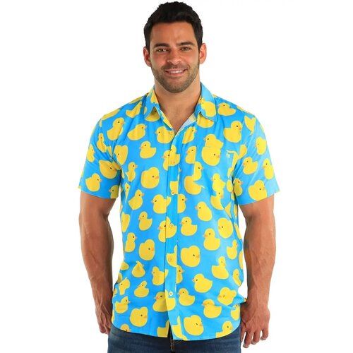 Tipsy Elves Rubber Ducky Hawaiian Shirt