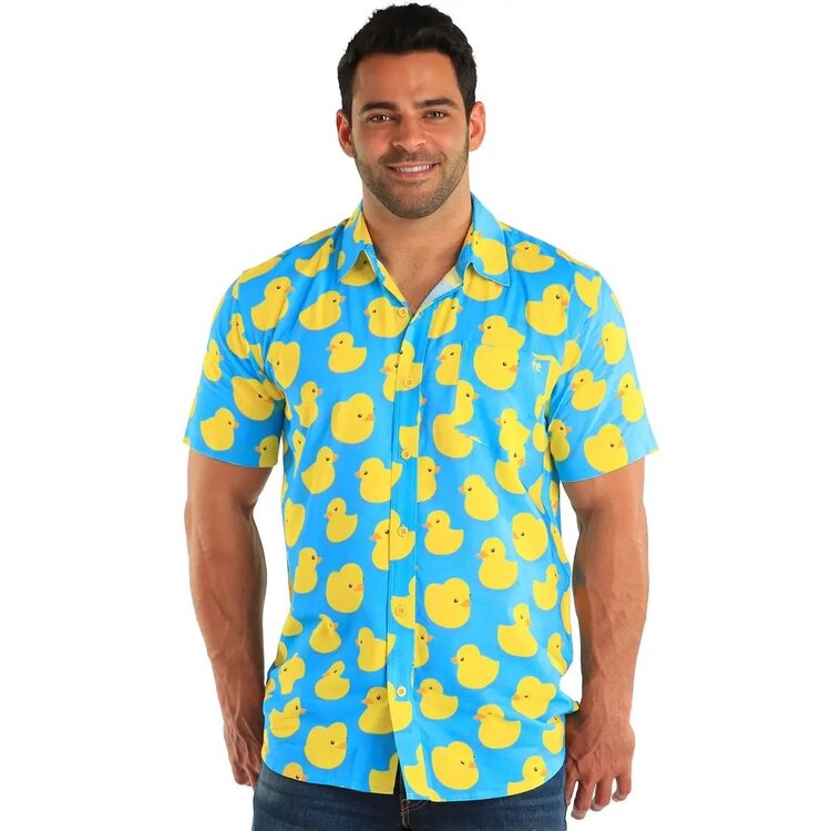 Tipsy Elves Rubber Ducky Hawaiian Shirt