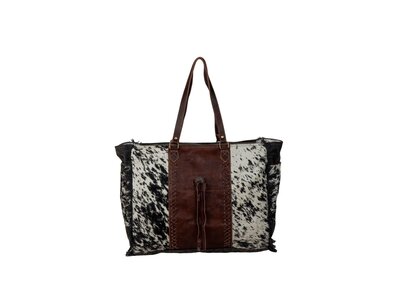 Myra Bags Rosalinda Cross-Stitched Weekender