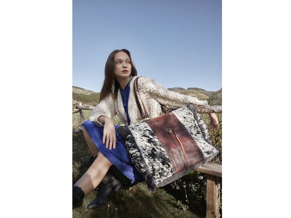 Myra Bags Rosalinda Cross-Stitched Weekender