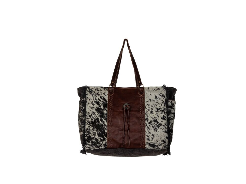 Myra Bags Rosalinda Cross-Stitched Weekender