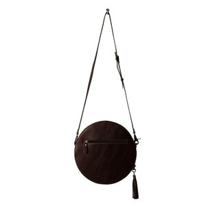 Myra Bags Magnolia Morn Hand-Tooled Round Bag