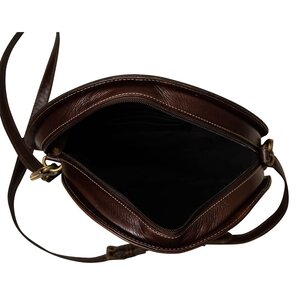 Myra Bags Magnolia Morn Hand-Tooled Round Bag