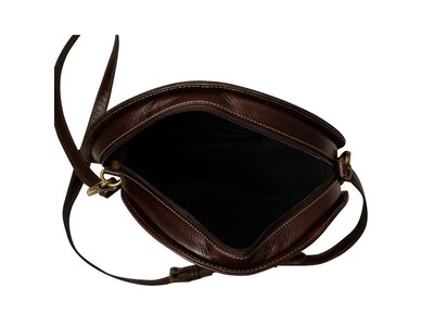 Myra Bags Magnolia Morn Hand-Tooled Round Bag