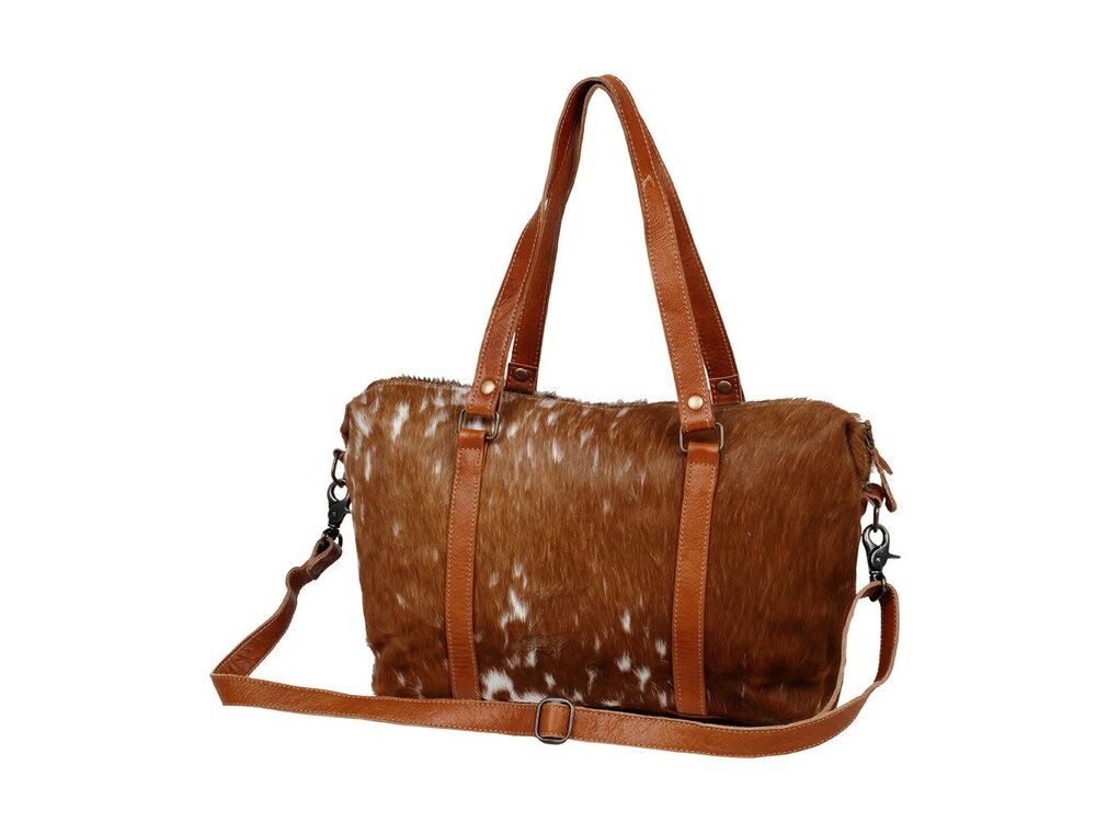 Myra Bags Leather Lust Mini Duffle