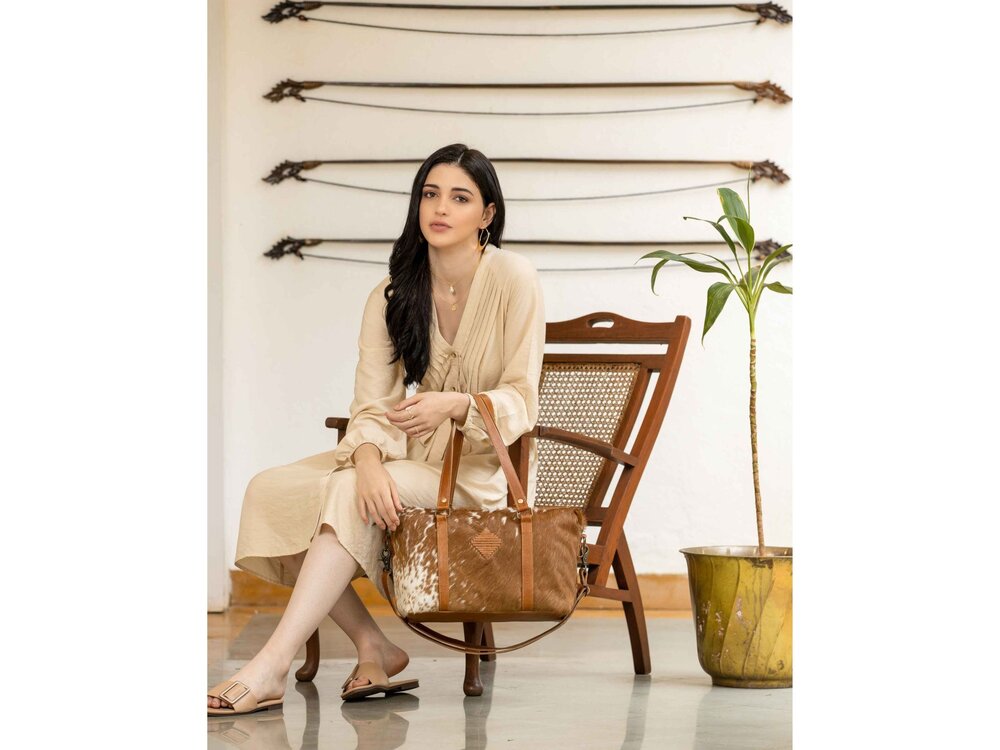 Myra Bags Leather Lust Mini Duffle