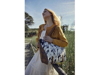 Myra Bags Holstein Bend Hairon Bag