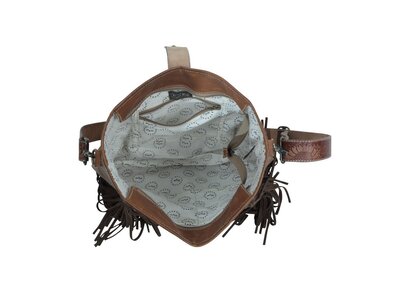 Myra Bags Cynosure Leather Hair-on Bag
