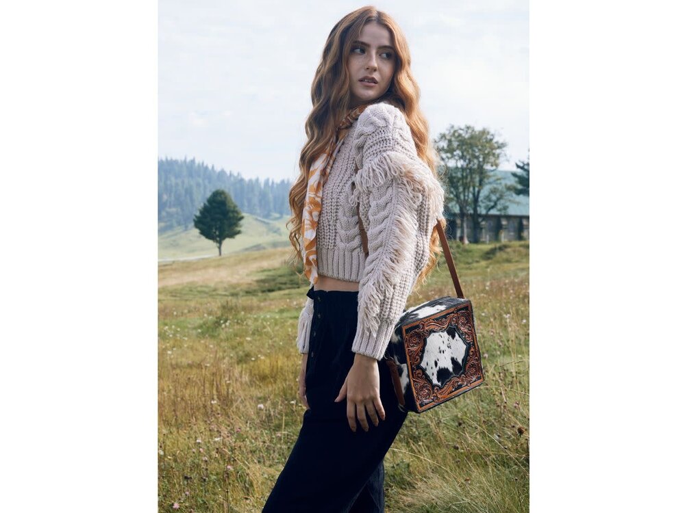 Myra Bags Rayna Handtooled Bag