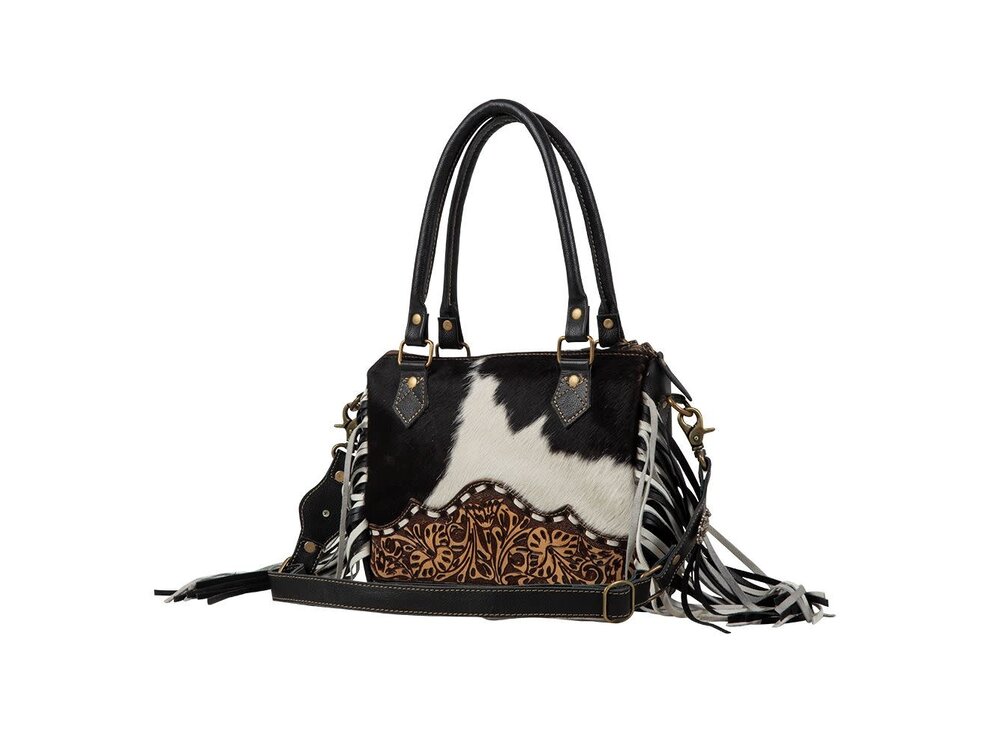 Myra Bags Durango Hand-Tooled Fringe Conceal Carry Bag