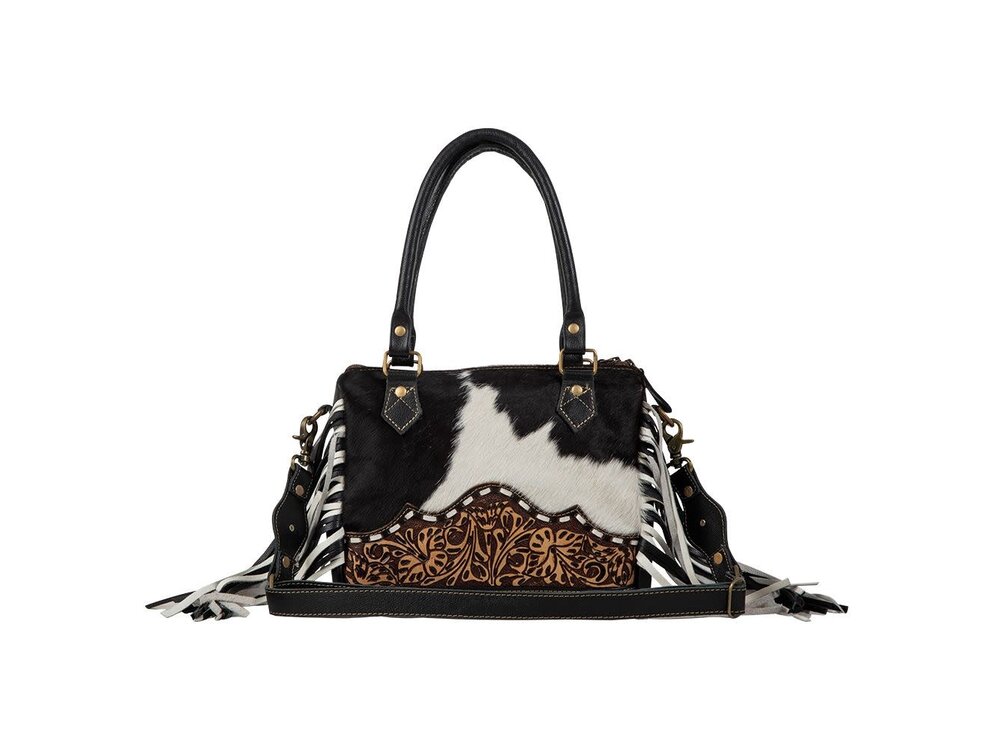 Myra Bags Durango Hand-Tooled Fringe Conceal Carry Bag