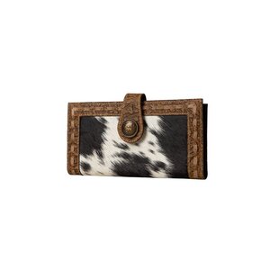 Myra Bags Bayou Leather Hairon Hide Wallet