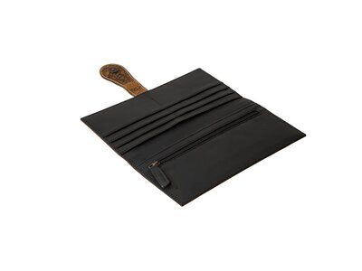 Myra Bags Bayou Leather Hairon Hide Wallet