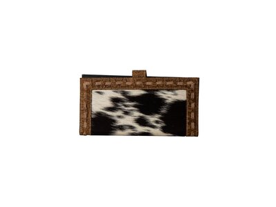 Myra Bags Bayou Leather Hairon Hide Wallet