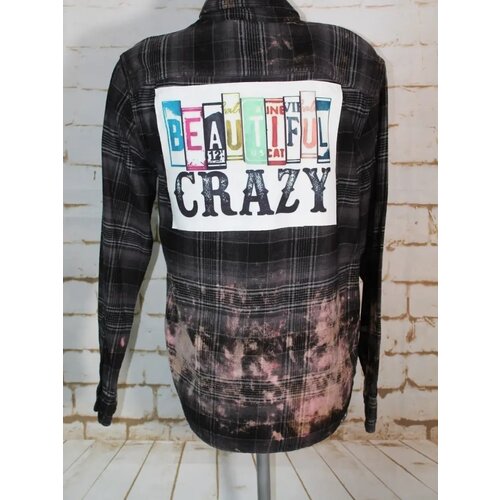 Reworked Beautiful Crazy Custom Flannel Reworked Beautiful Crazy Custom Flannel