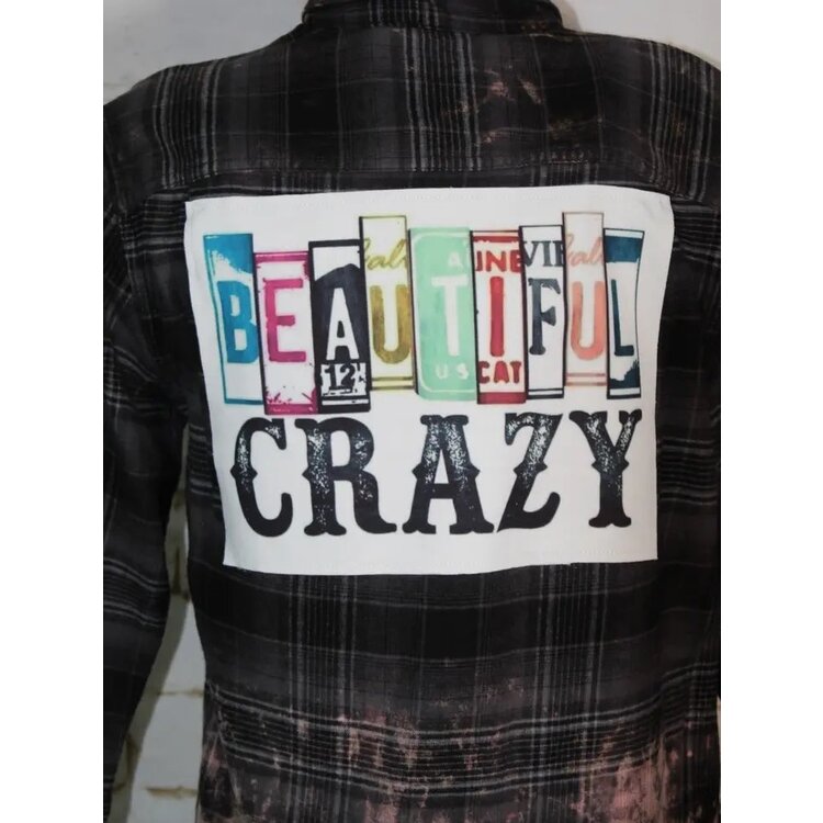 Made It Art Reworked Beautiful Crazy Custom Flannel