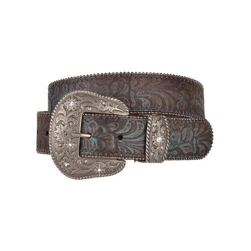 Turq Tinted Rhinestone Belt