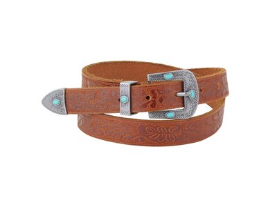 Vintage Stone Studded Western Belt