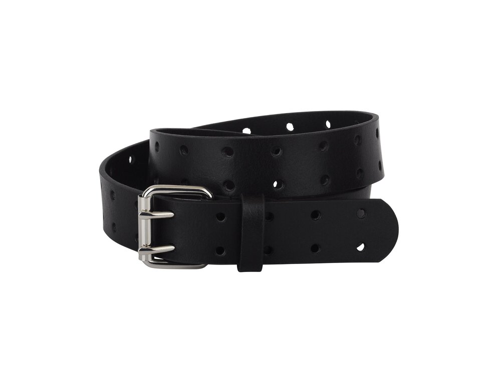 Double Prong Leather Belt