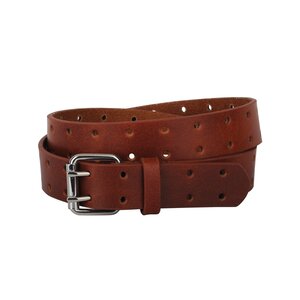 Double Prong Leather Belt