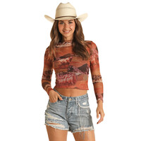 Mesh Printed Scenery Top