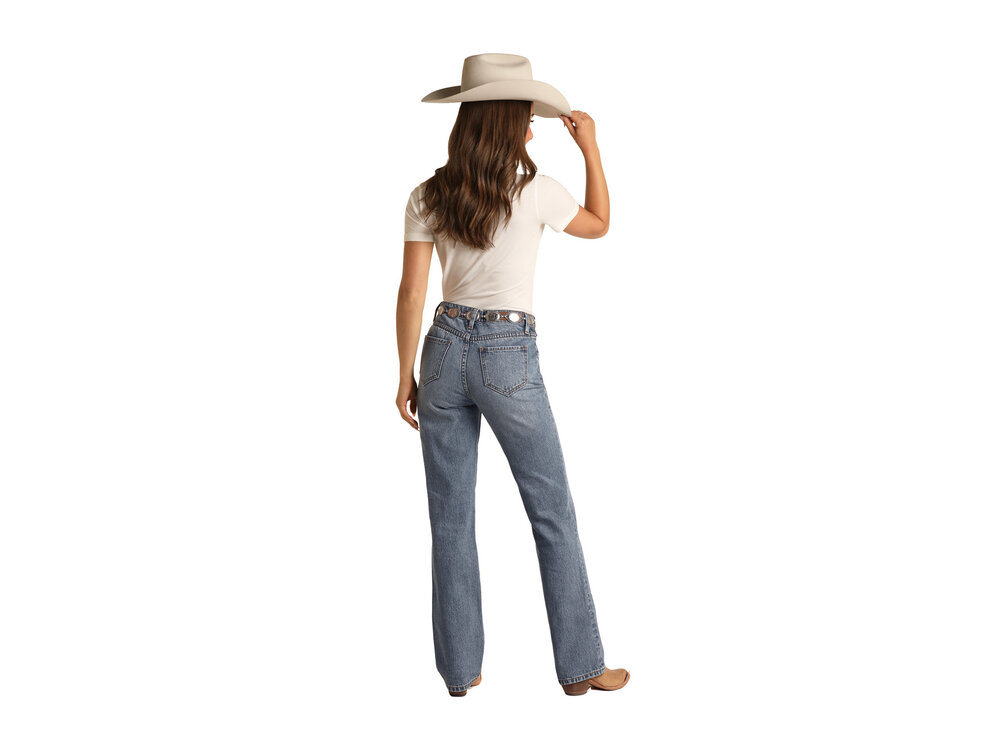 Rock and Roll Denim Scallop Pocket Bootcut - RRWD4HR0VA