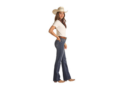 Rock and Roll Denim Yoke Detail Bootcut - RRWD4HR0XE