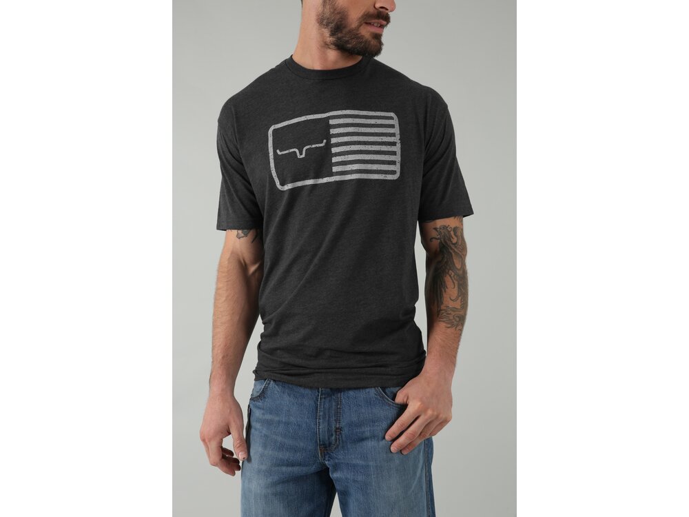 Kimes Ranch American Trucker Tee - Charcoal Heather