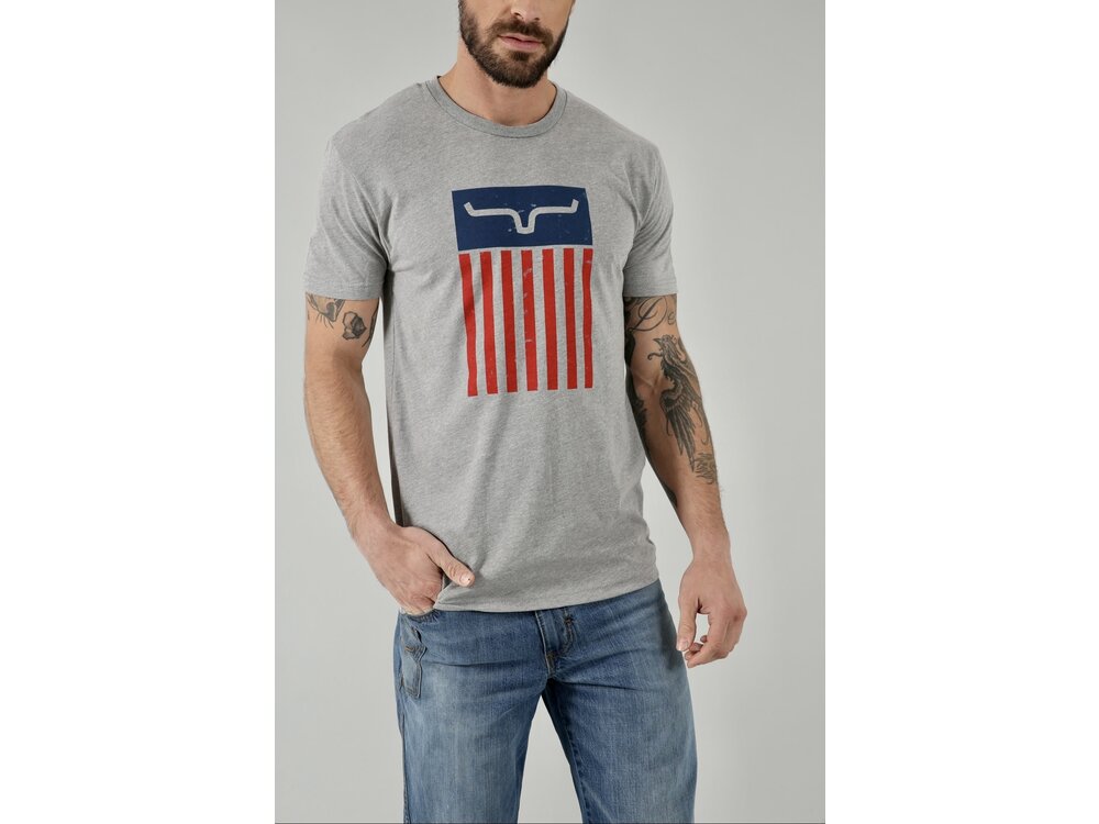 Kimes Ranch Cody Tee - Dk Heather Grey -