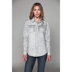 Kimes Ranch KC Tencel Top- Lt Grey -