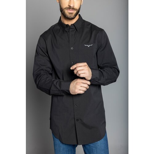 Kimes Ranch KR Team Dress Shirt - Black