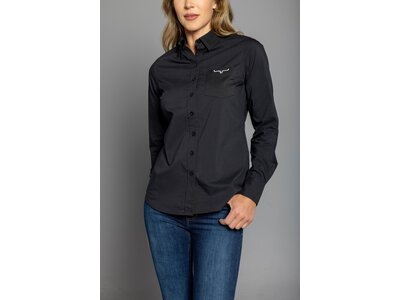 Kimes Ranch KR Team Dress Shirt-Black