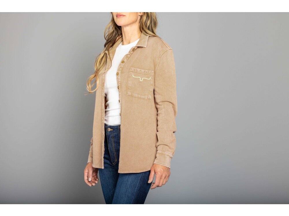 Kimes Ranch Throw Shirt- Khaki-