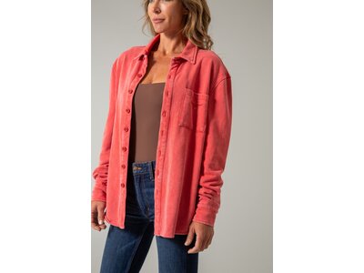 Kimes Ranch Throw Shirt- Red-