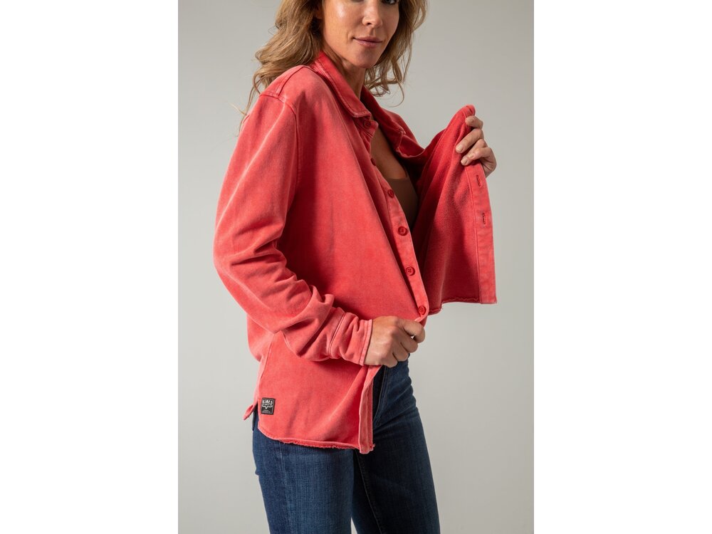 Kimes Ranch Throw Shirt- Red-