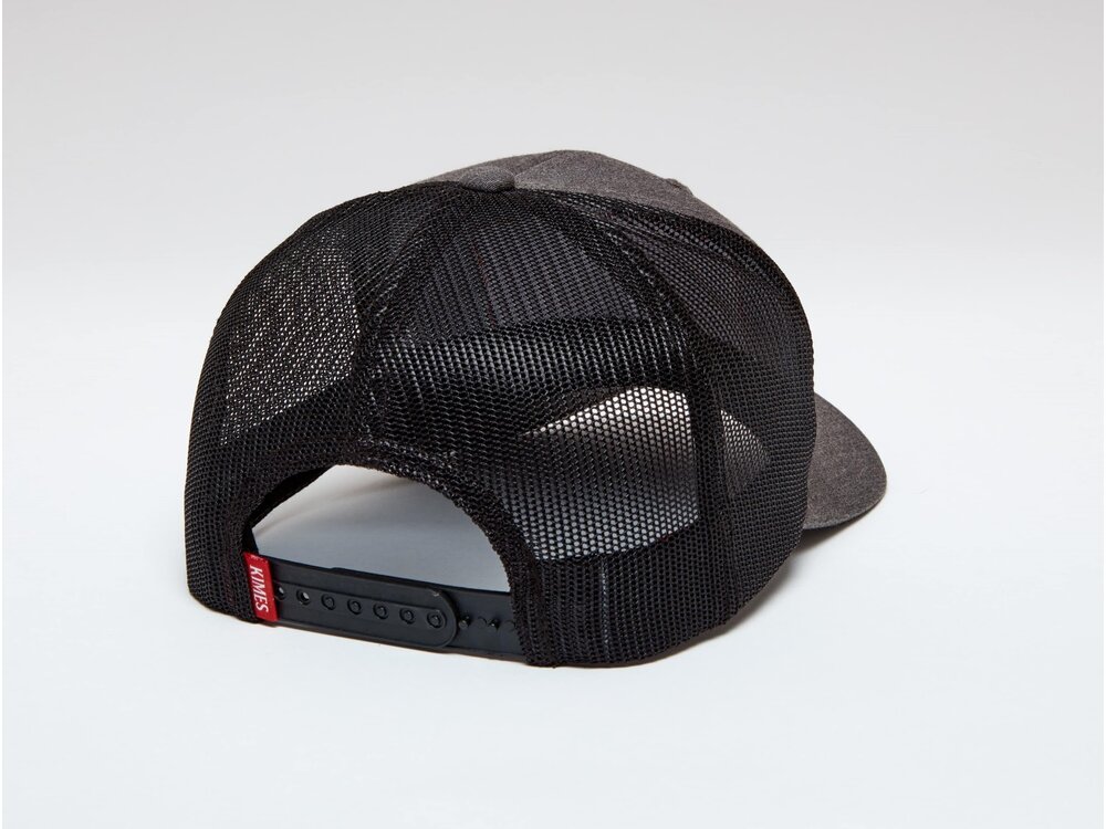 Kimes Ranch American Trucker Hat- Charcoal