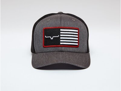 Kimes Ranch American Trucker Hat- Charcoal